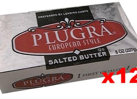 Plugra European Style SALTED Butter, CASE (12x8 oz) Cheap