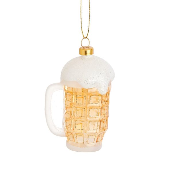 Frothy Beer Shaped Bauble Discount