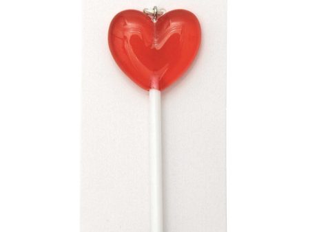 Lollipop Pendant Heart Red Sale