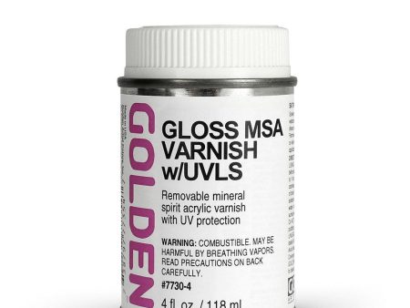 Golden 118ml MSA Gloss Varnish For Sale