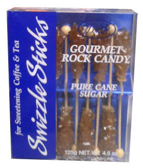 Gourmet Rock Candy Swizzle Sticks, Amber (DP) 125g (4.5oz) Online Hot Sale