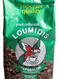 Greek Ground Coffee (Loumidis) 16oz (454g) Online now