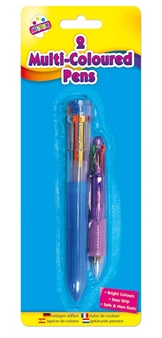 2 Multi Coloured Pens Fashion