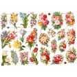 Vintage Die-Cuts Floral Cheap