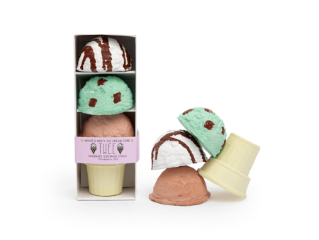 Handmade Sidewalk Chalk - Maxie s Minty Ice Cream Cone Online Sale