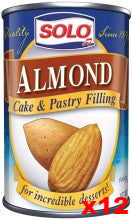 Solo Almond Filling CASE (12 x 12.5oz) Fashion