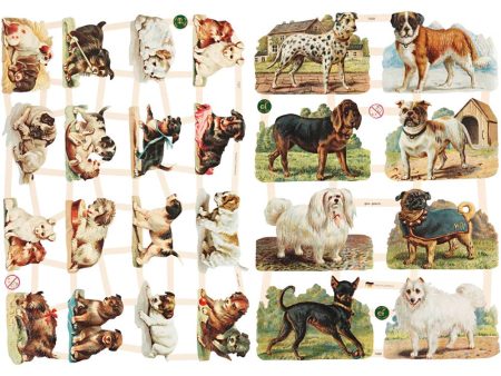 Vintage Die-Cuts Dogs For Sale