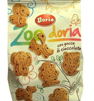 Zoo Doria Animal Shaped Shortbread Biscuits (Doria) 300g with Cocoa Fashion