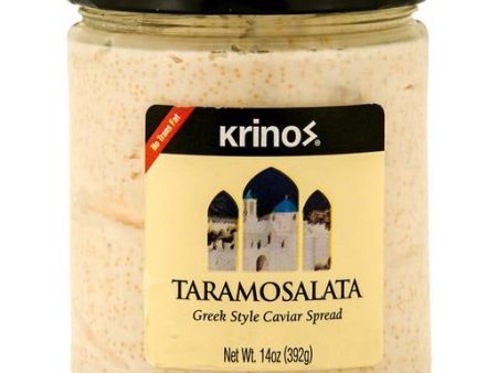 Taramosalata (krinos), CASE 12x14oz - Greek Style Caviar Spread Online now