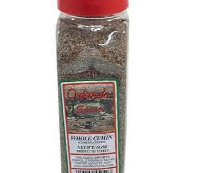 Cumin, Whole (Orlando Spices) 16 oz Supply