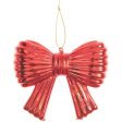 Glass Hanger Bow 13.5cm Discount