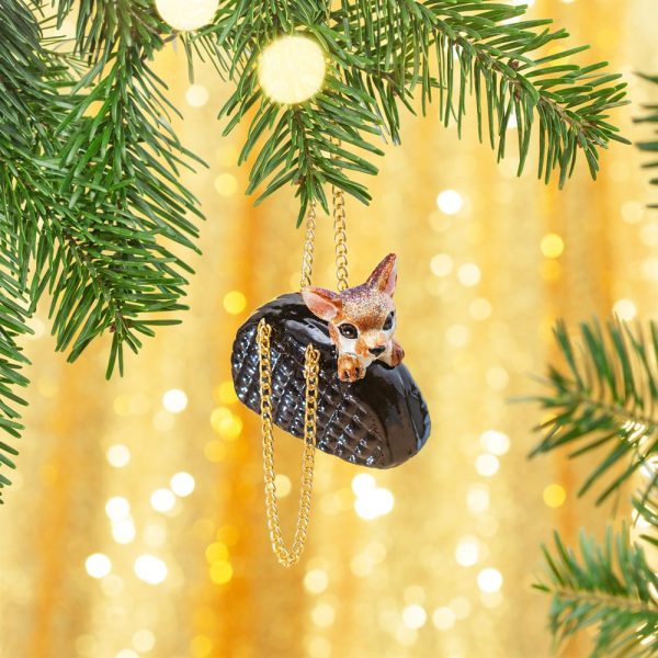 Chihuahua in a Handbag Shaped Bauble For Cheap