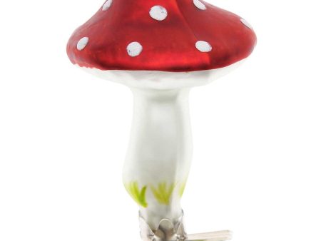 Glass Clip Fly Agaric Pointed For Sale