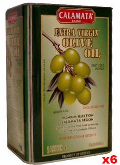 Extra Virgin Olive Oil - First Cold Pressed, Green Can, CASE (6 x 3L) Sale