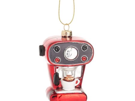 Coffee Machine Shaped Bauble Sale