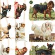 Vintage Die-Cuts Dogs For Sale