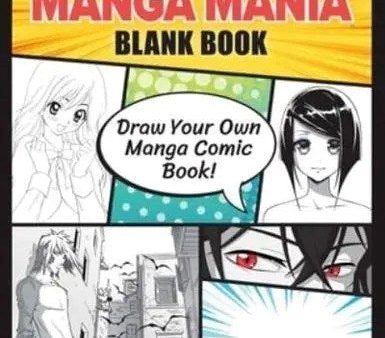 Manga Mania Blank Book Online Sale