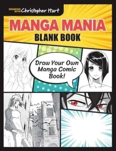 Manga Mania Blank Book Online Sale