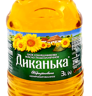 Sunflower Oil - Unrefined (Dikanka) 3L Online