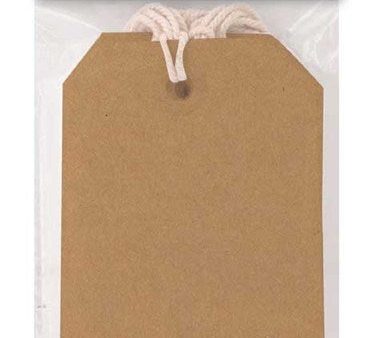 20 Brown Luggage Labels 12 x 6cm Online Hot Sale