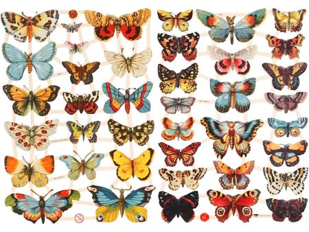 Vintage Die-Cuts Butterflies Online