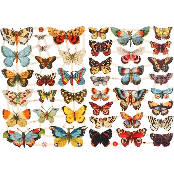 Vintage Die-Cuts Butterflies Online