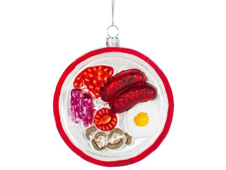 English Breakfast Shaped Bauble Cheap