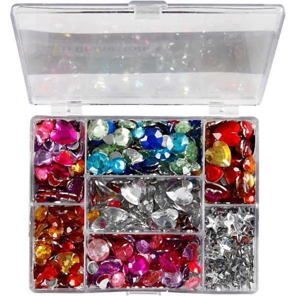 Deco Rhinestones in Display Box Cheap