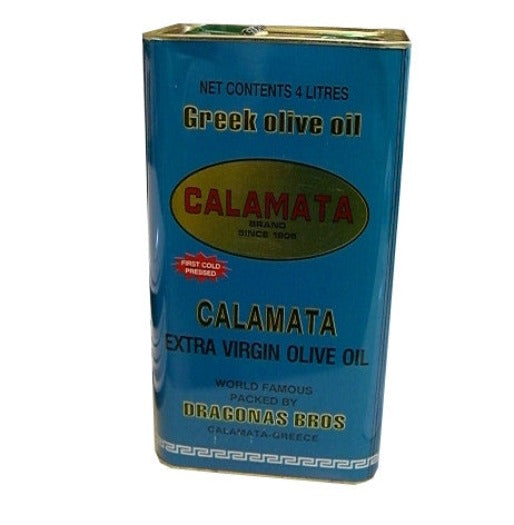 Extra Virgin Olive Oil - Calamata Brand, Blue Can, 4L Online now