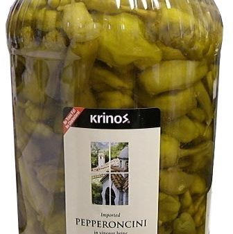 Pepperoncini Imported (krinos) 1 Gal Online now