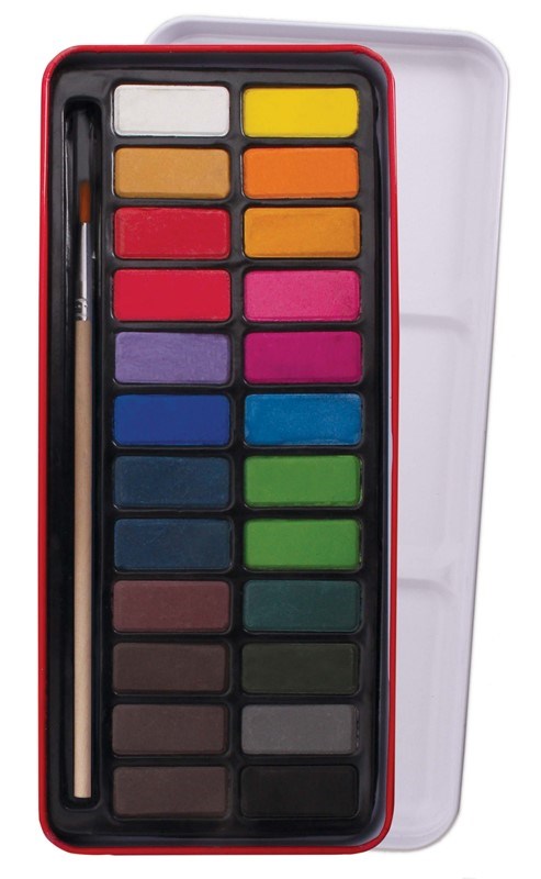 Water Colour Pallet - 24 Colours Hot on Sale