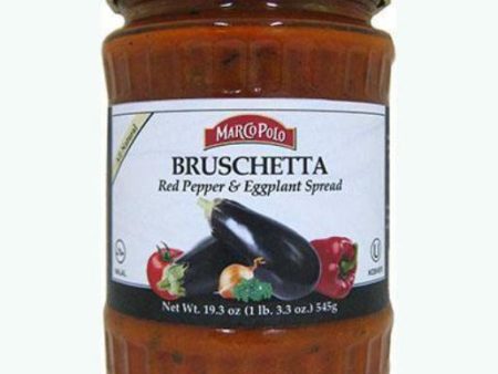 Bruschetta, Red Pepper and Eggplant Spread (marco polo) 19.3oz Online now