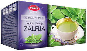 Sage Tea, Zalfija Caj (Yumis) 20 tea bags, 20g For Discount