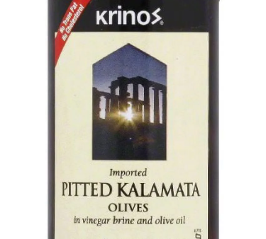 Kalamata Pitted Olives (krinos) 8oz on Sale