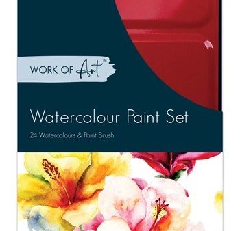 Water Colour Pallet - 24 Colours Hot on Sale