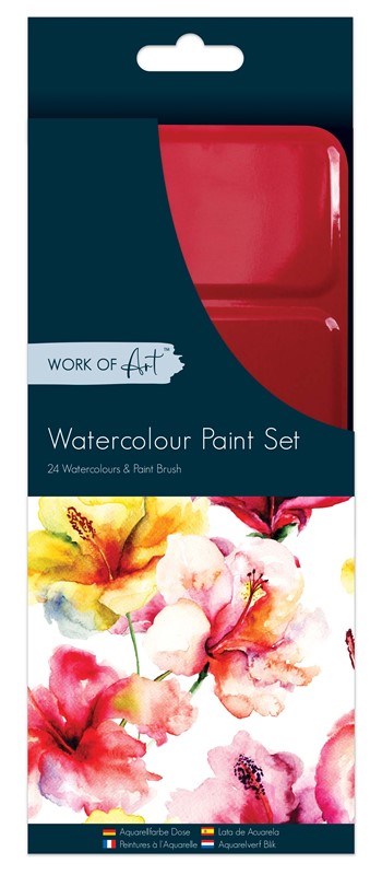 Water Colour Pallet - 24 Colours Hot on Sale