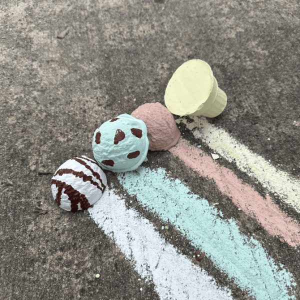 Handmade Sidewalk Chalk - Maxie s Minty Ice Cream Cone Online Sale