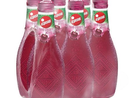 EPSA Sour Cherry Drink, 6 PACK (6 x 232ml glass) Supply