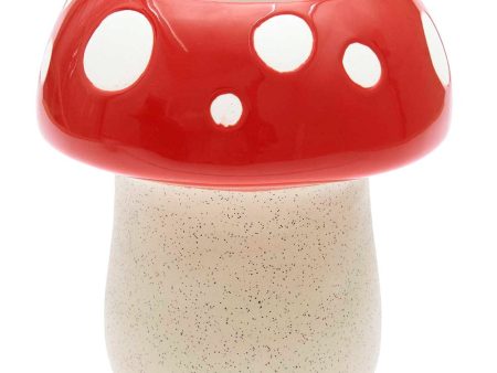 Ceramic Vase Ceramic Vase Fly Agaric Ø 14.5 cm H 15 cm Supply