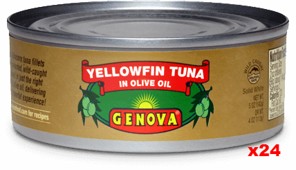 Genova Tuna in Olive Oil, CASE, 24x142g (5oz) Sale