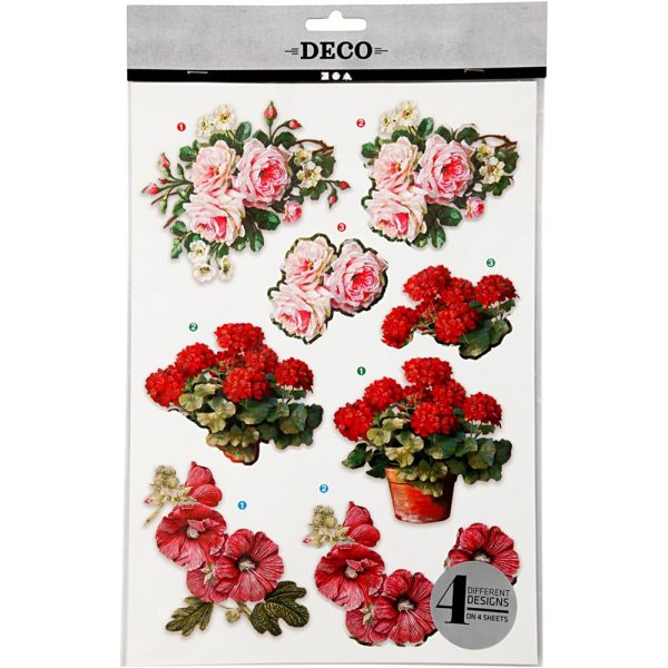 3D Decoupage Motifs - Floral Hot on Sale