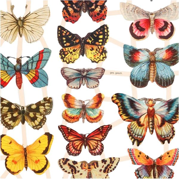 Vintage Die-Cuts Butterflies Online