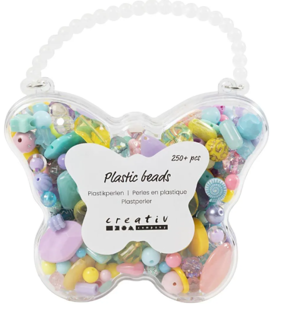 Creativ Plastic Beads 250pc For Cheap