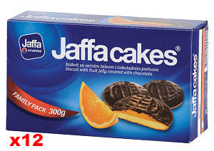 Jaffa Cakes Biscuits, Orange, CASE, 12x300g on Sale