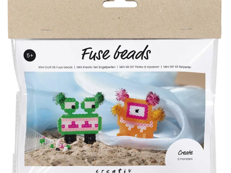 Creativ Fuse Beads Kit - 2 monsters Online now