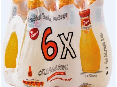 EPSA Orangeade, 6 PACK (6 x 232ml glass) Cheap