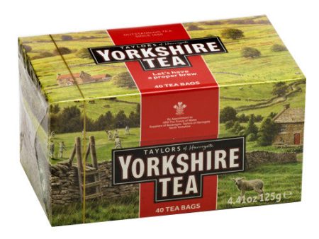 Yorkshire Tea, Red, 40 tea bags (125g) Online Hot Sale