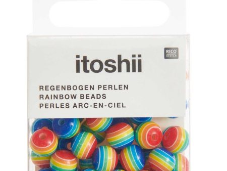 Rainbow Beads Round ? 8mm Fashion