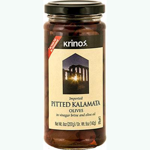 Kalamata Pitted Olives (krinos) 8oz on Sale