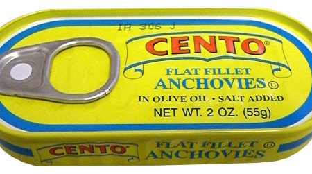 Anchovies in Olive Oil, Flat Fillet (Cento) 2 oz (55g) Online Hot Sale